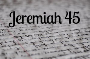 Jeremiah 45