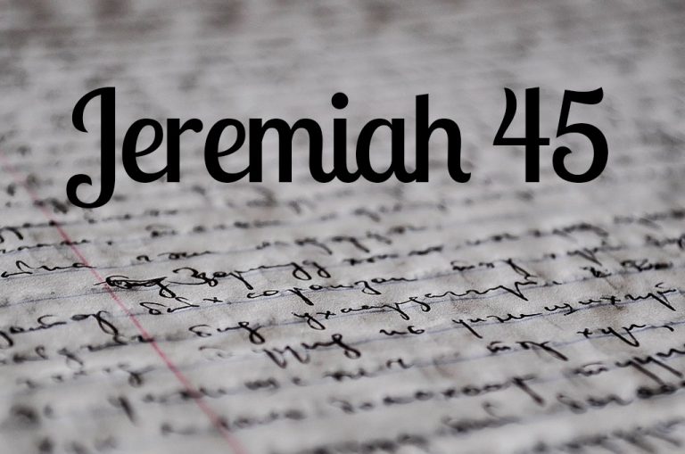 Jeremiah 45